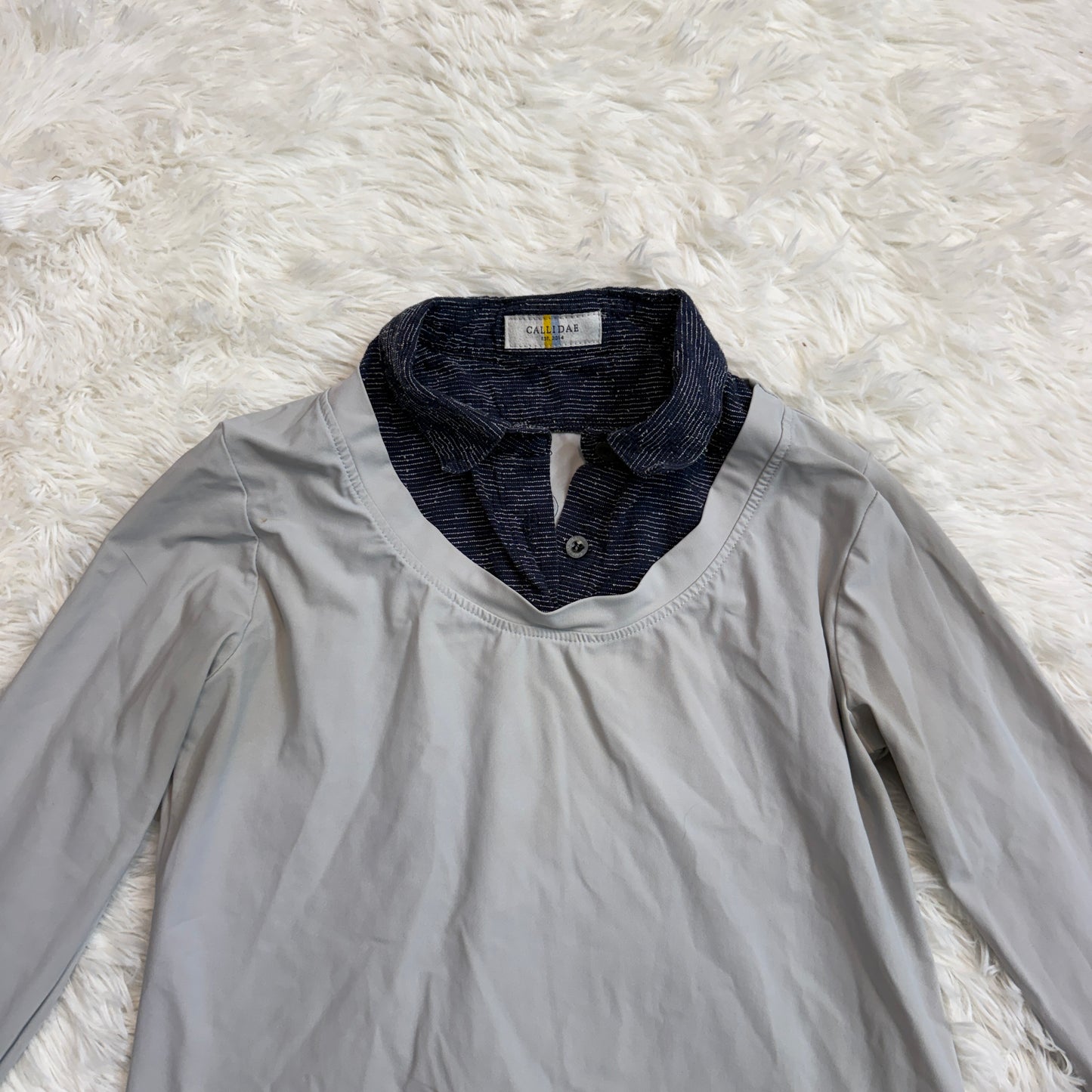 Women’s XS Grey Callidae Long Sleeve Horseback Riding Sunshirt