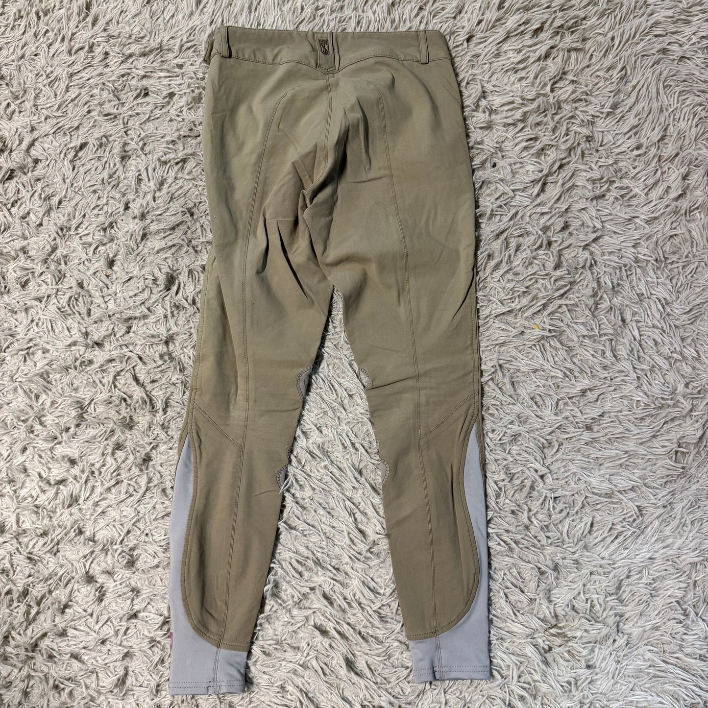 Women’s Size 24R Tan Tredstep Knee Patch Horseback Riding Breeches