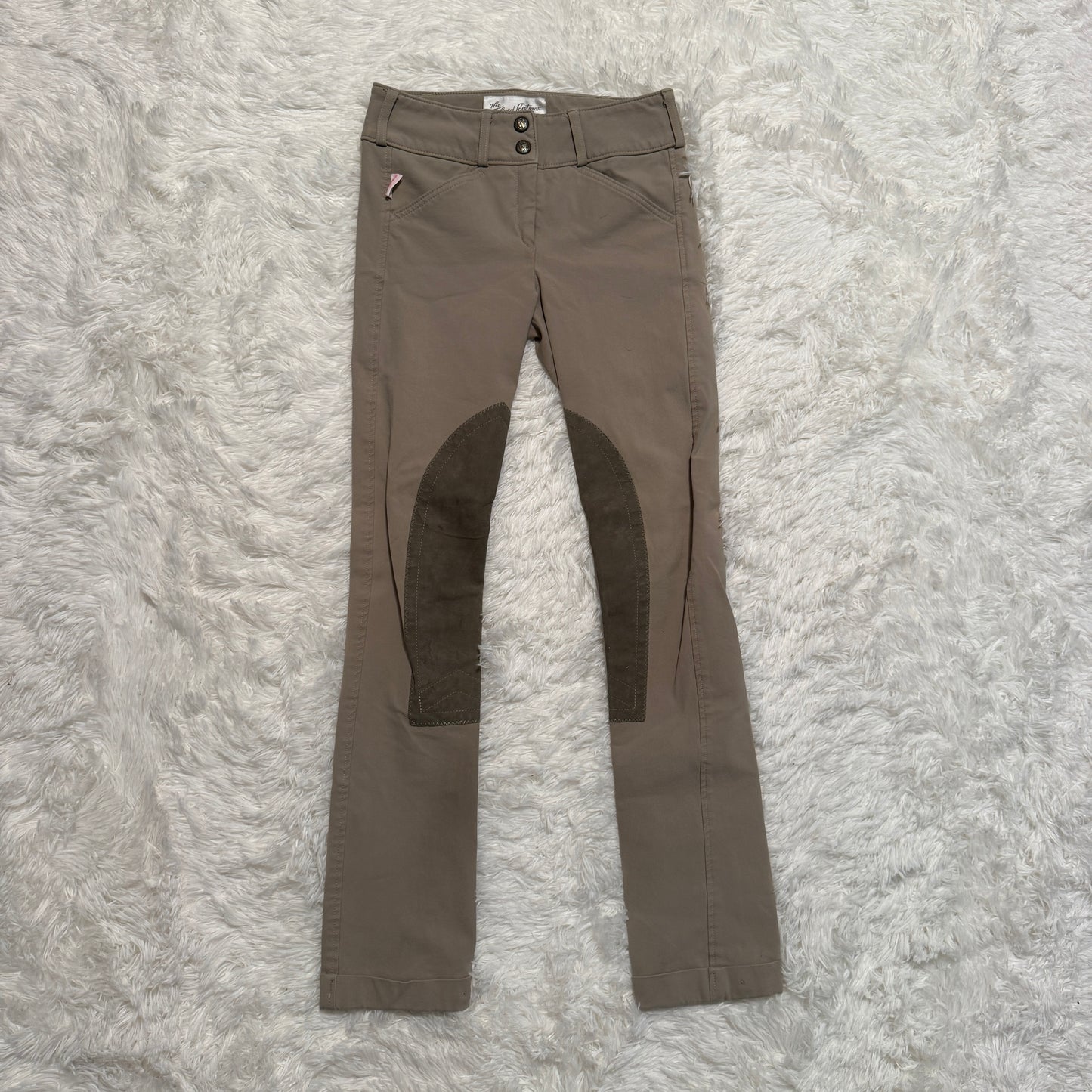 Child’s Size 12R Tan Tailored Sportsman Knee Patch Horseback Riding Jodphurs