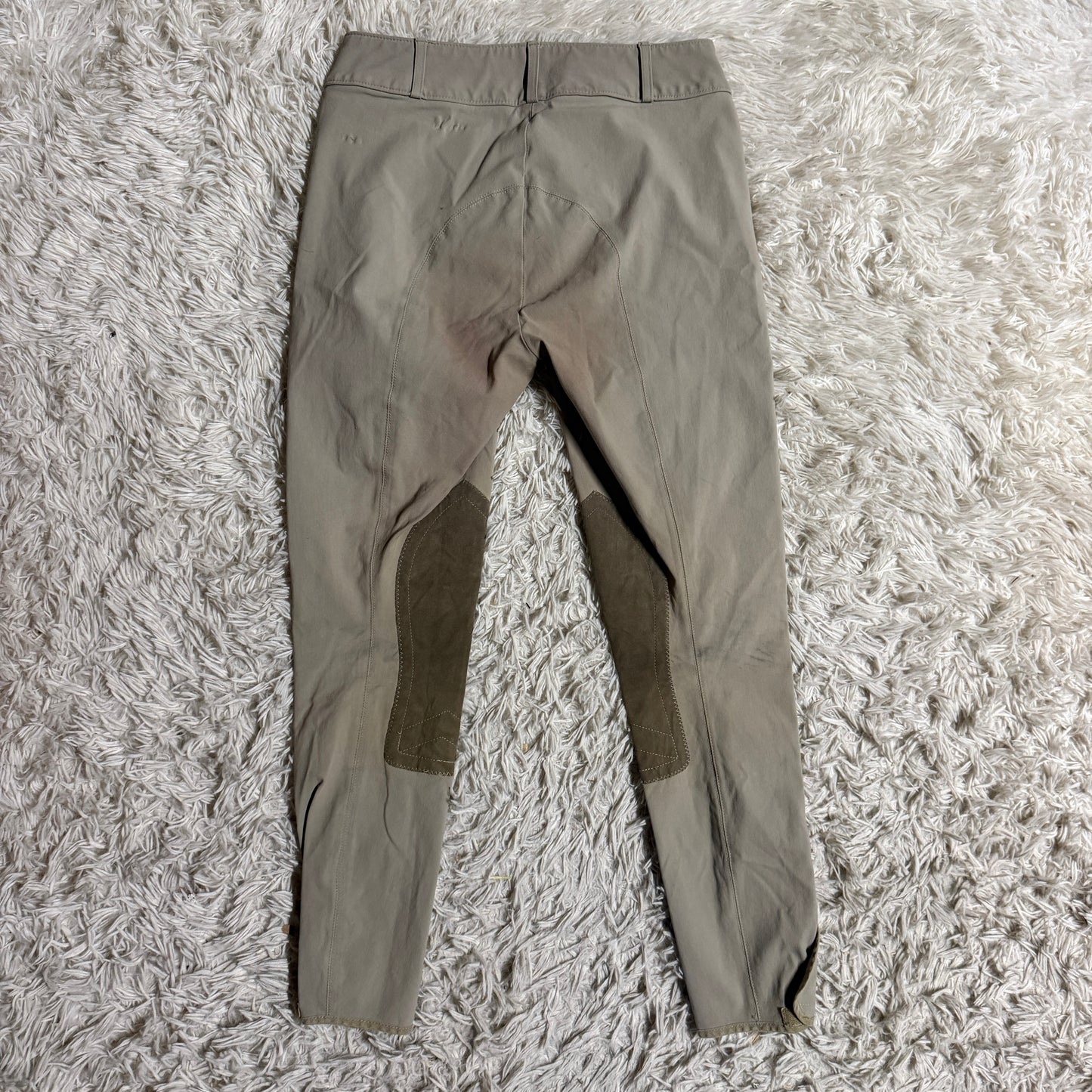 Women’s Size 28R Tan Tailored Sportsman Knee Patch Horseback Riding Breeches