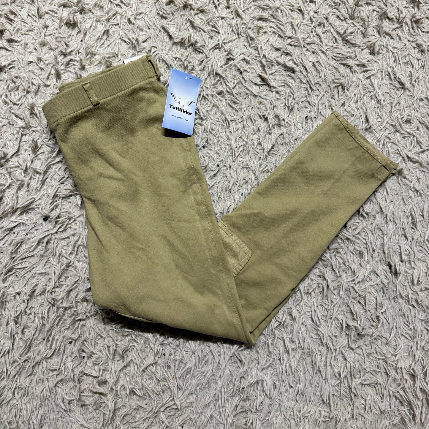 New Women’s Size 30R Tan TuffRider Knee Patch Horseback Riding Breeches