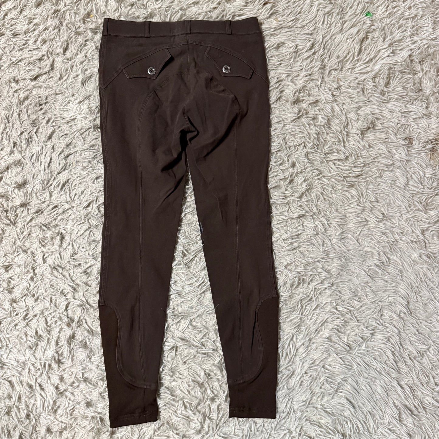 Women’s Size 24R Brown Schockemohle Knee Patch Horseback Riding Breeches