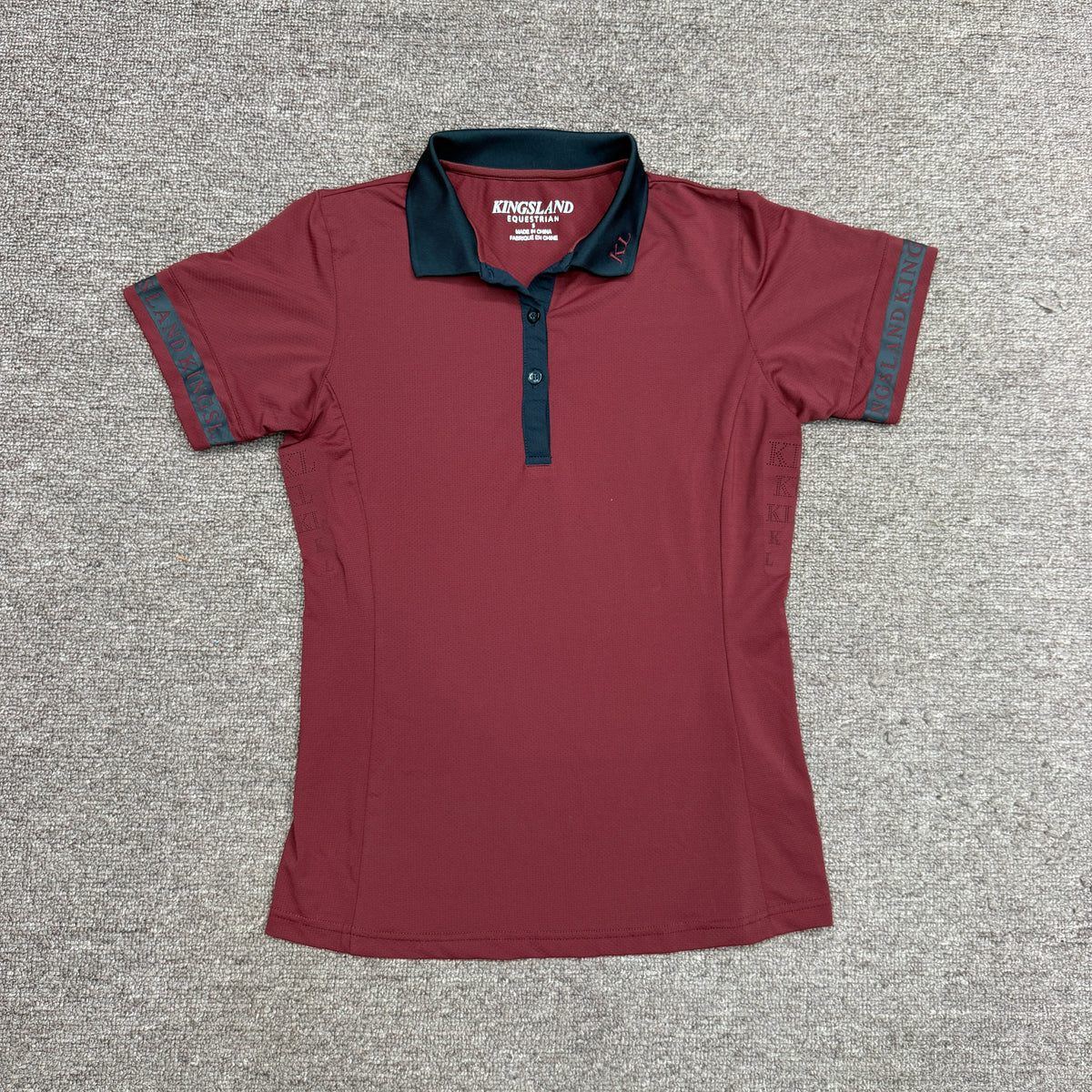 Women’s Small Red Kingsland Short Sleeve Horseback Riding Sunshirt