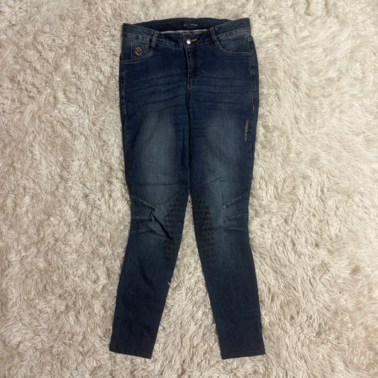 Women’s Size EU40/US28 Jean PS Of Sweden Knee Patch Horseback Riding Breeches