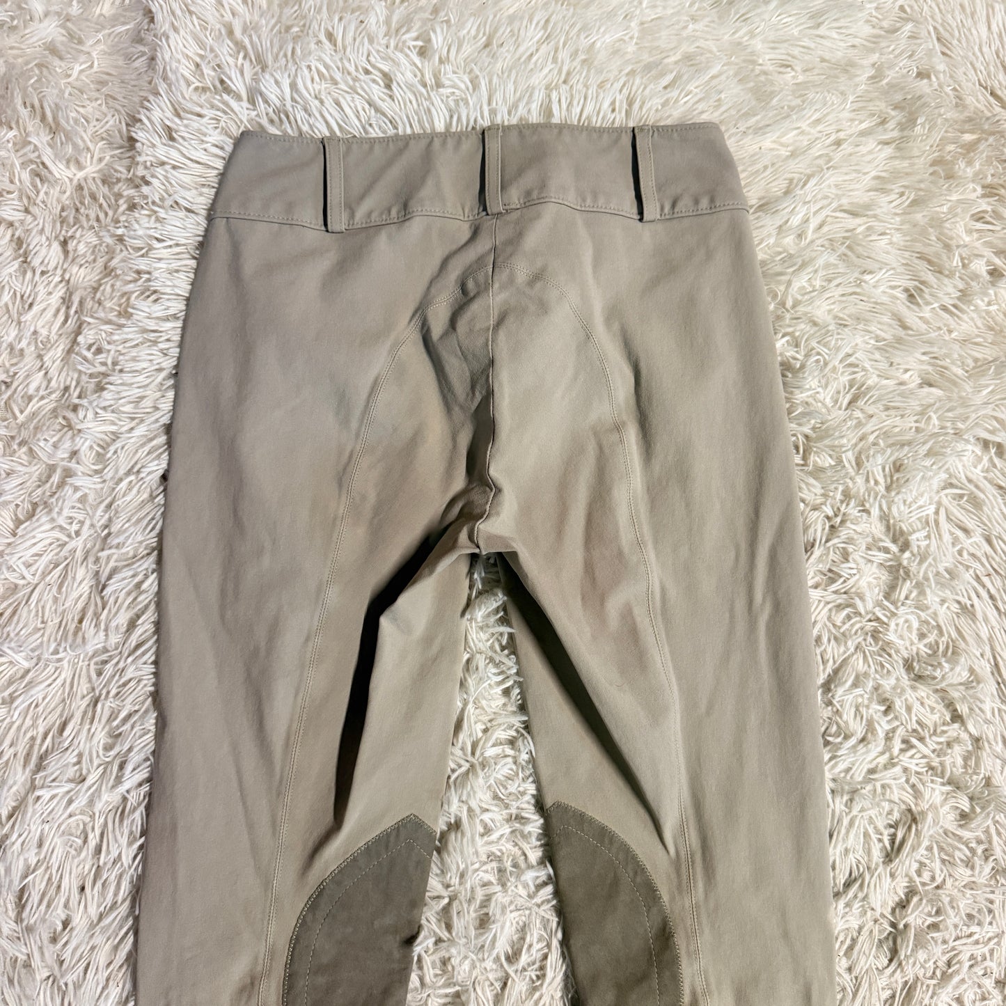 Women’s Size 24L Tan Tailored Sportsman Knee Patch Horseback Riding Breeches