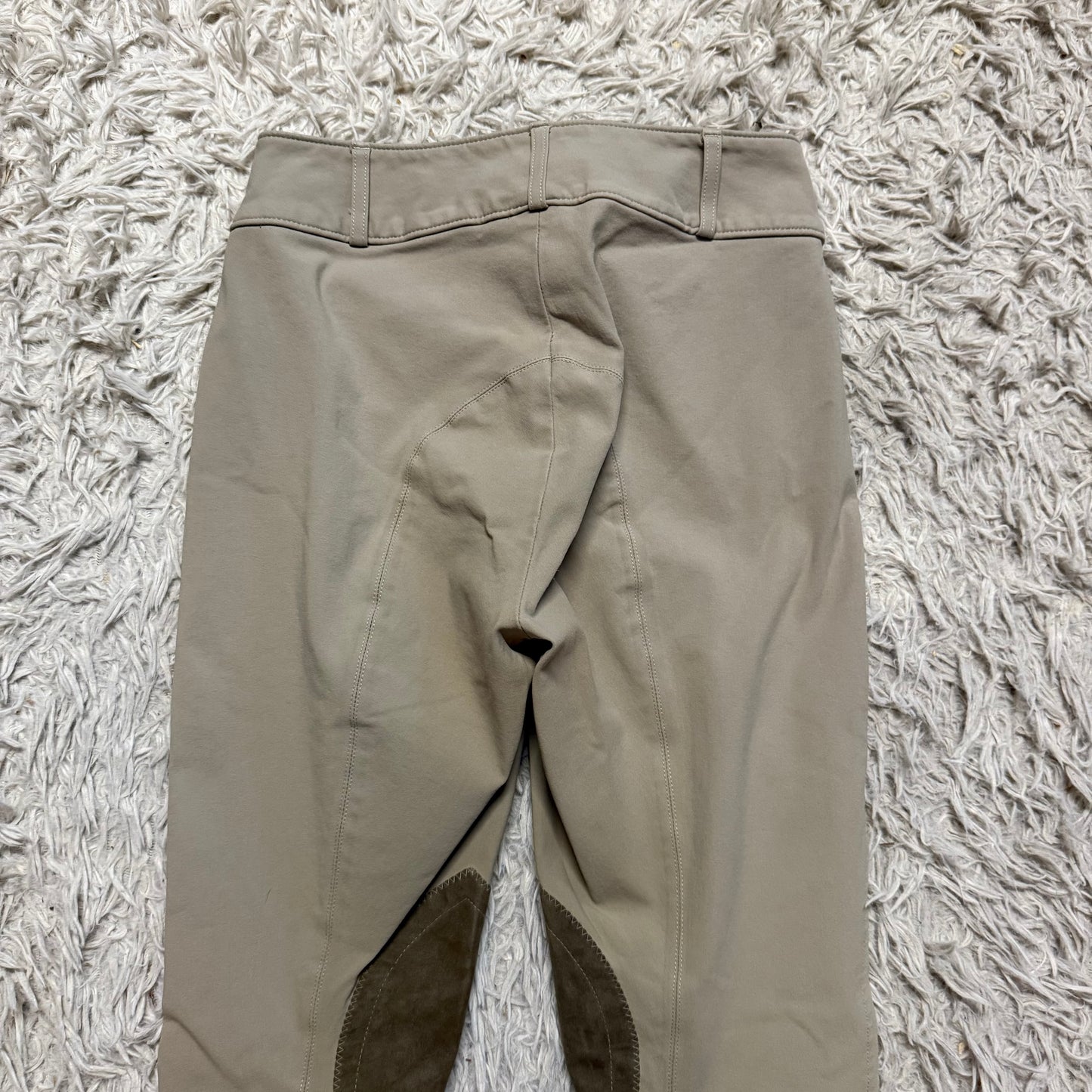 Women’s Size 26R Tan Tailored Sportsman Knee Patch Horseback Riding Breeches