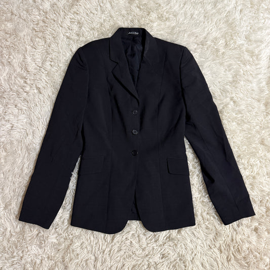 Women’s Size 0R Black Tailored Sportsman Horseback Riding Show Coat
