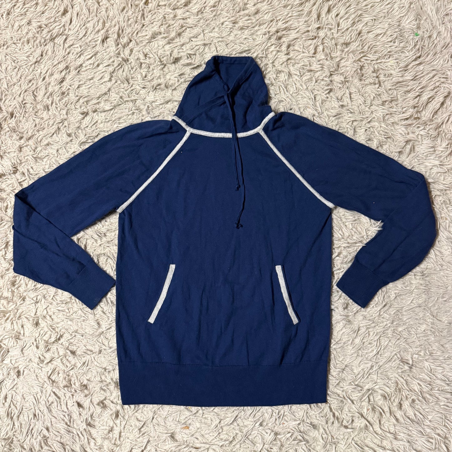 Women’s Medium Blue Essex Classics Long Sleeve Horseback Riding Pullover Sweater