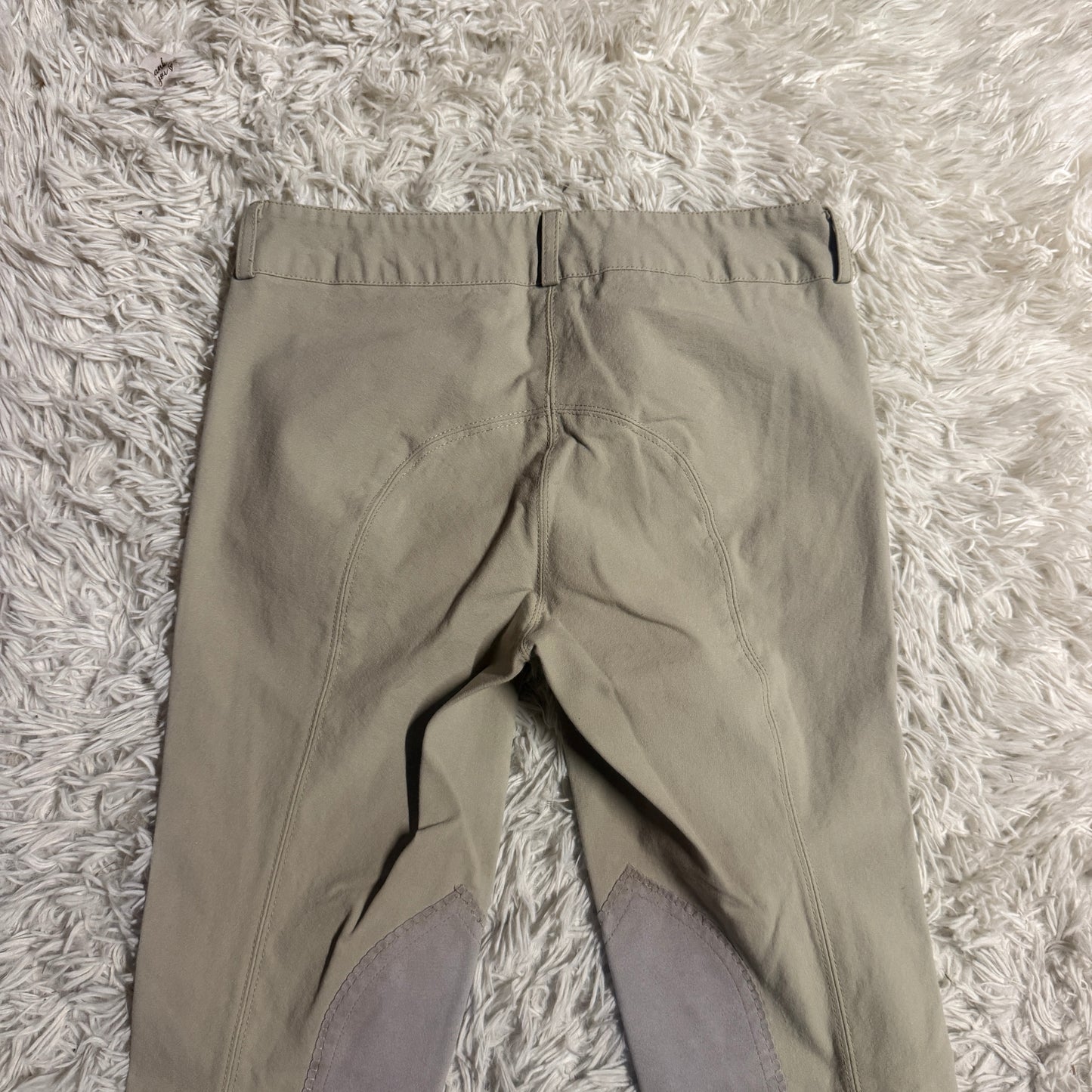 Women’s Size 26R Tan Unbranded Knee Patch Horseback Riding Breeches
