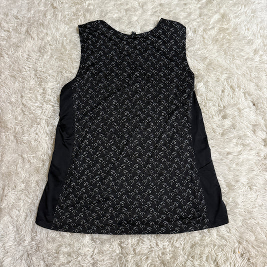 Women’s XL Black Kerrits Horse Pattern Horseback Riding Equestrian Tank Top