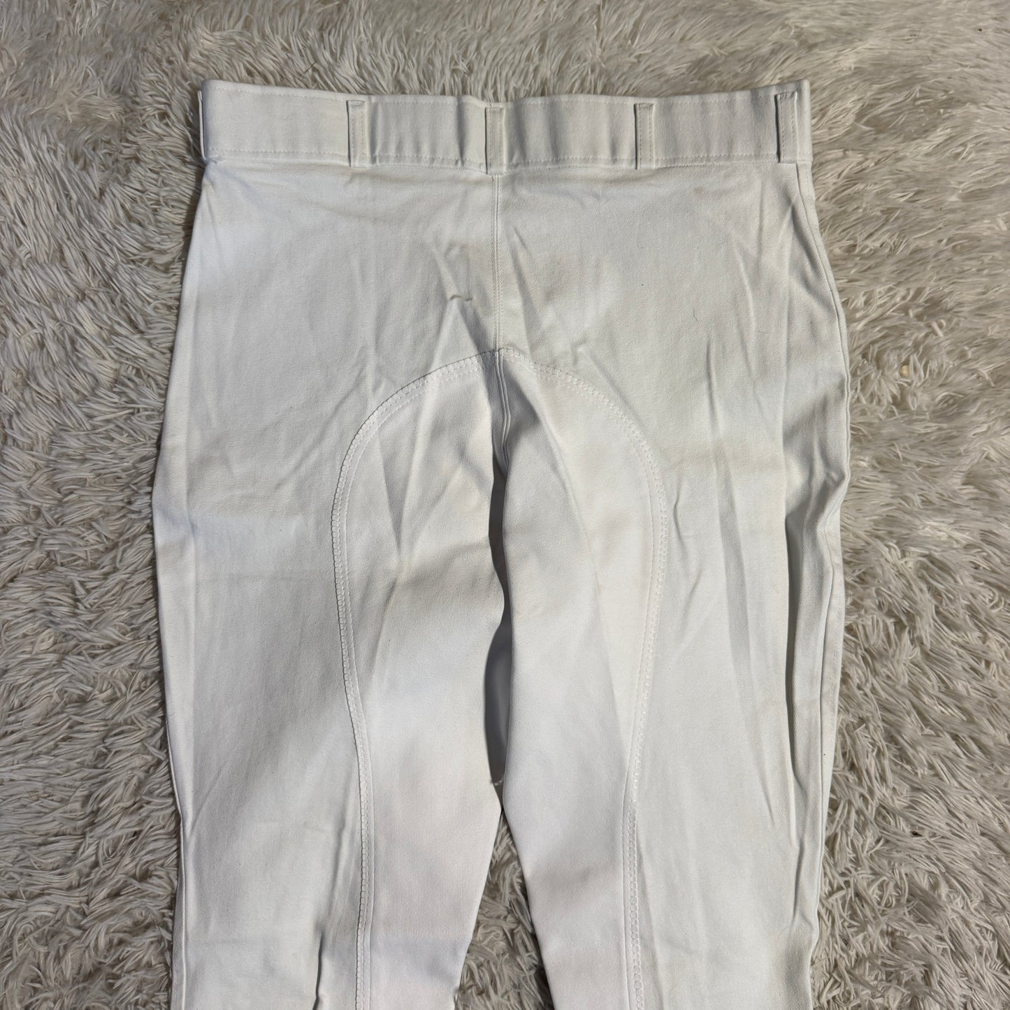 New Women’s Size 32R White Equilance Full Seat Horseback Riding Breeches