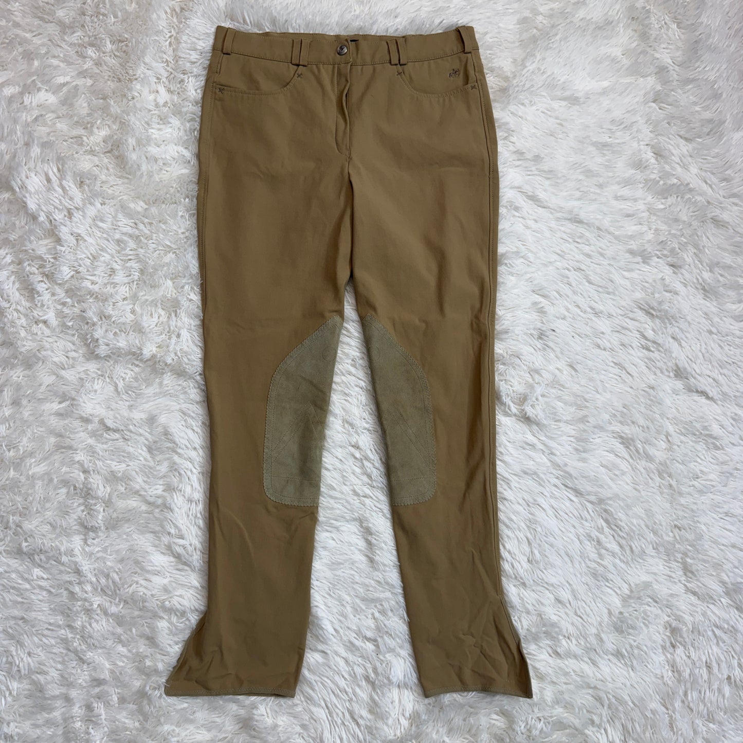 Women’s Size 32L Dark Tan Pikeur Knee Patch Horseback Riding Breeches