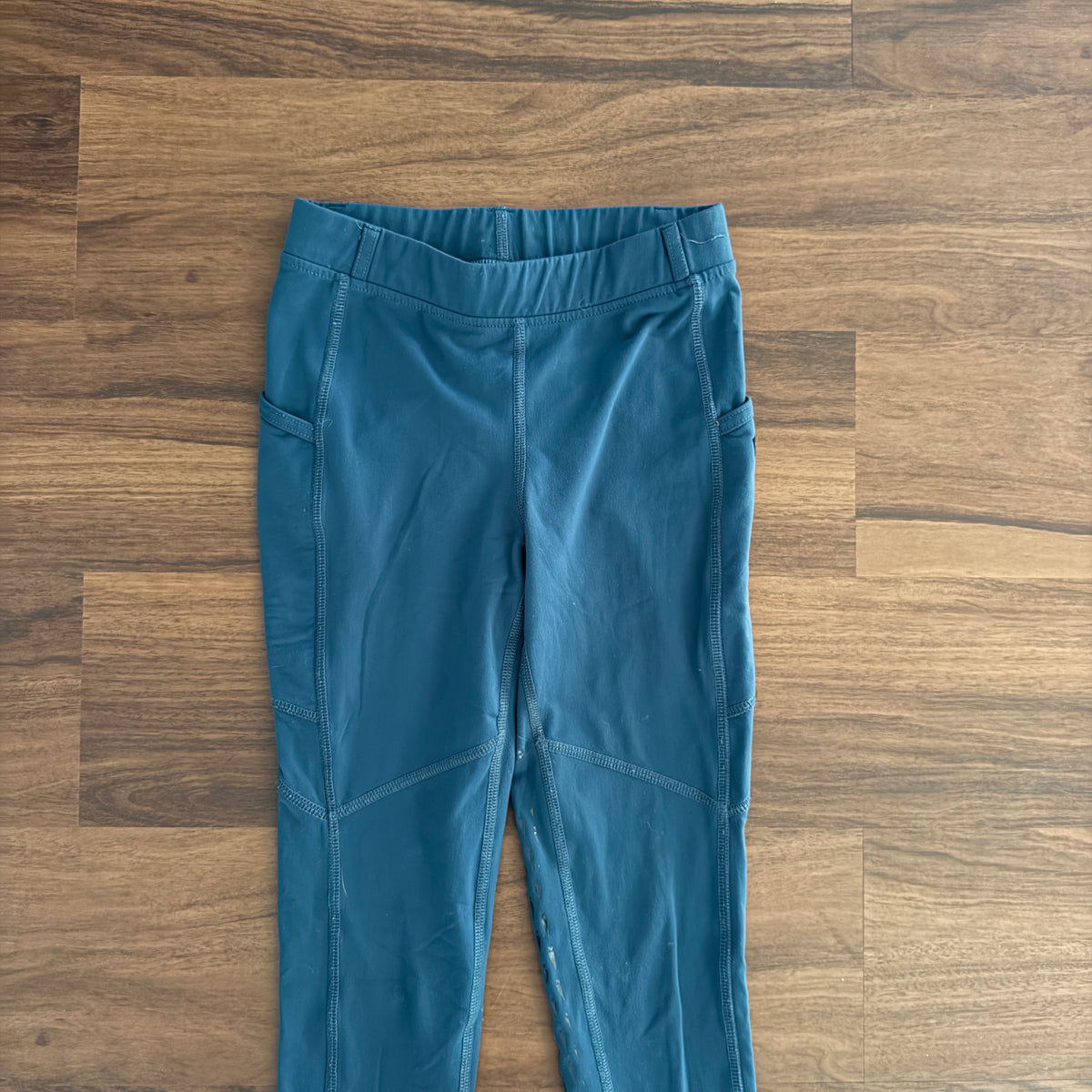 Child’s Large Blue Kerrits Full Seat Horseback Riding Tights