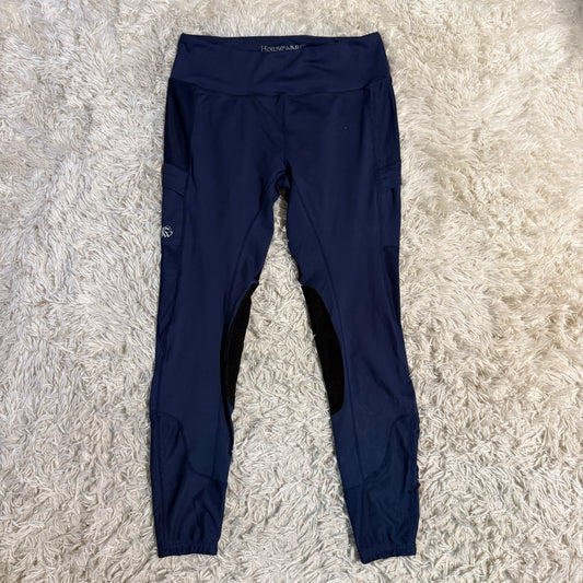 Women’s XXL Navy Horseware Knee Patch Horseback Riding Tights Breeches
