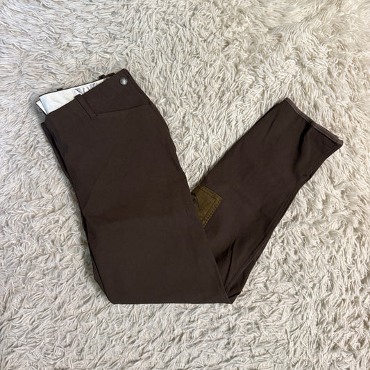 Women’s Size 32R Brown Tuffrider Knee Patch Horseback Riding Breeches
