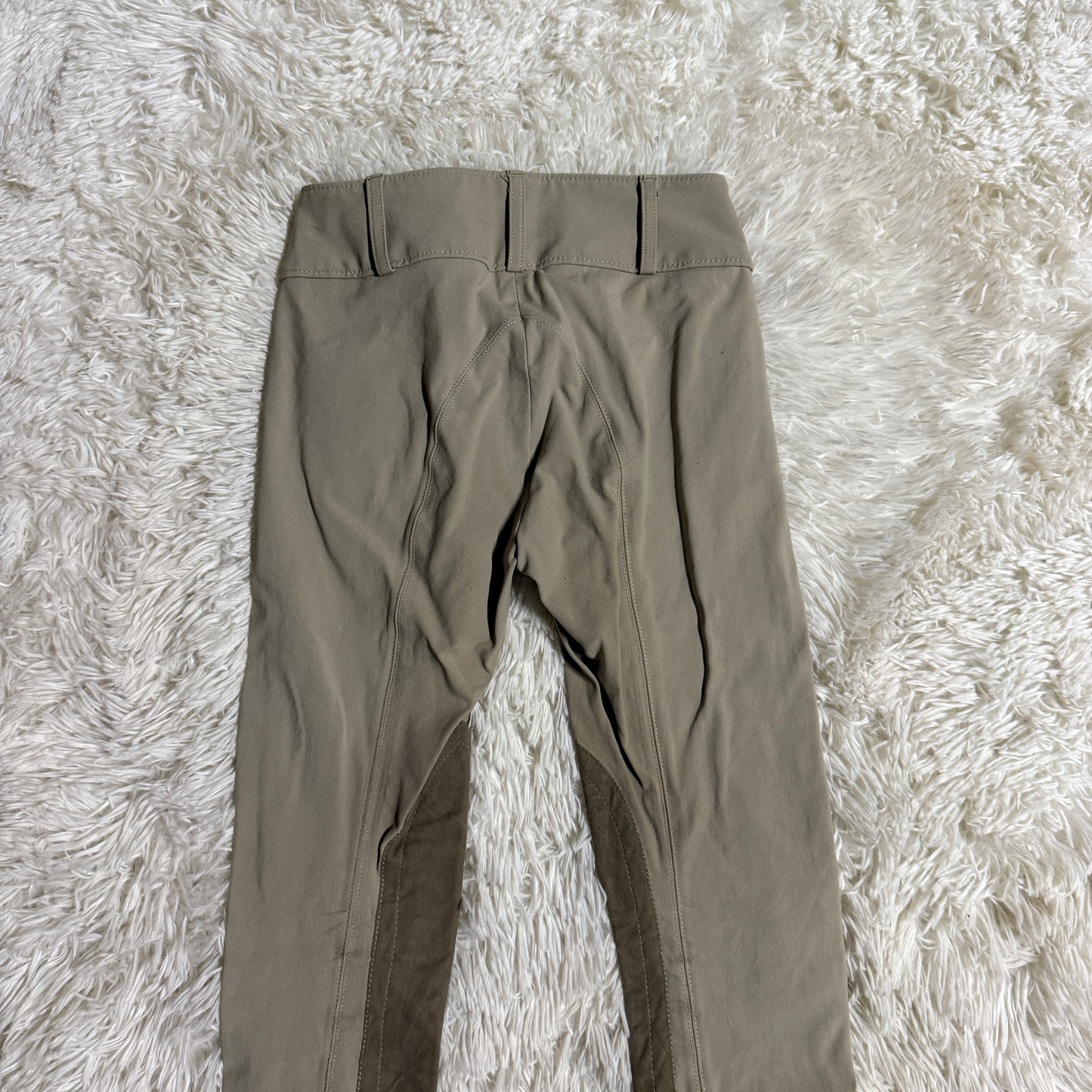 Child’s Size 8L Tan Tailored Sportsman Knee Patch Horseback Riding Jodphurs