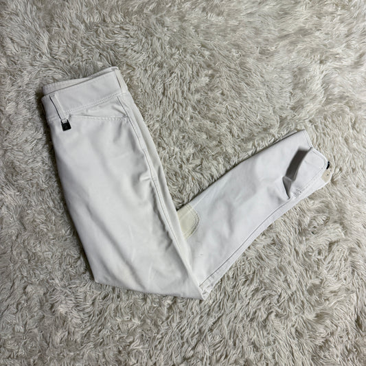 Women’s Size 26R White Romfh Knee Patch Horseback Riding Breeches