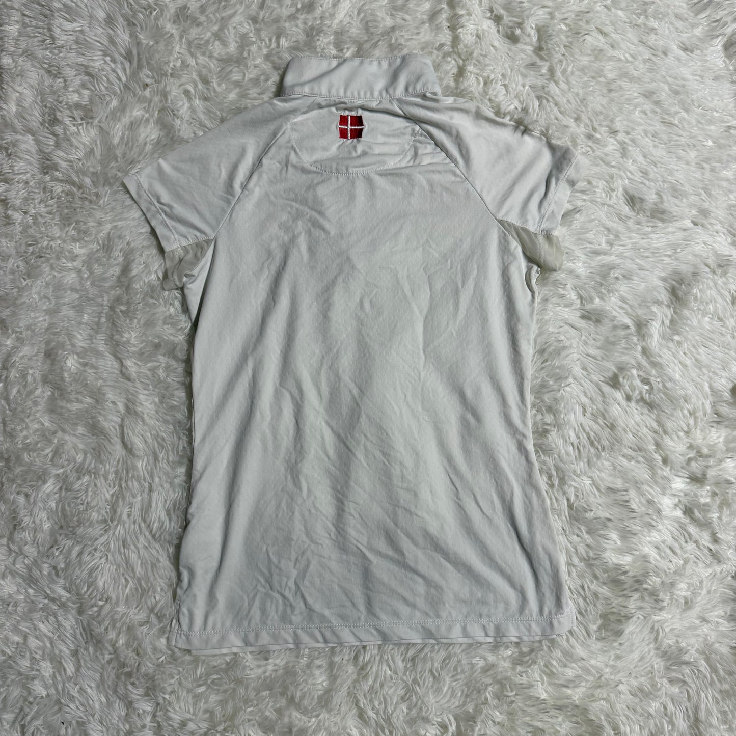 Women’s XS White Kastel Denmark Short Sleeve Horseback Riding Sunshirt
