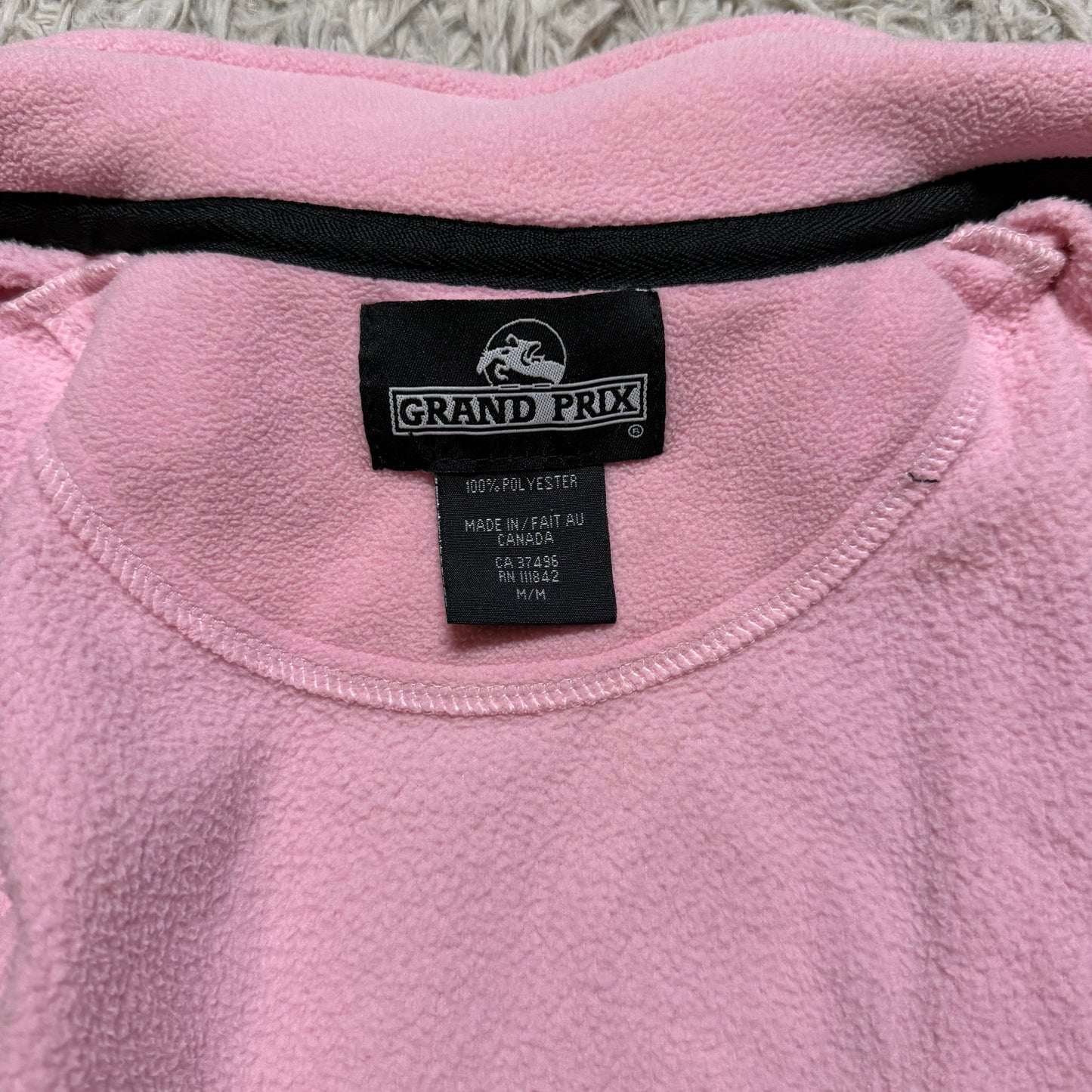Girl’s Medium Pink Grand Prix Horseback Riding Fleece Vest