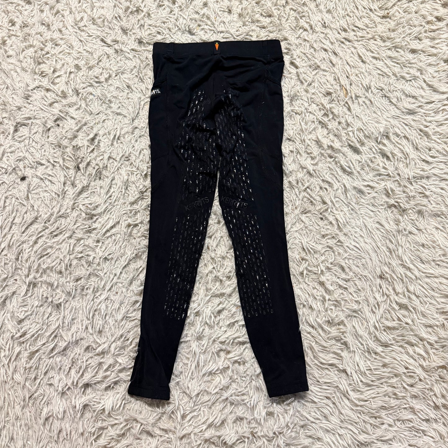 Child’s Medium Black Kerrits Full Seat Horseback Riding Tights