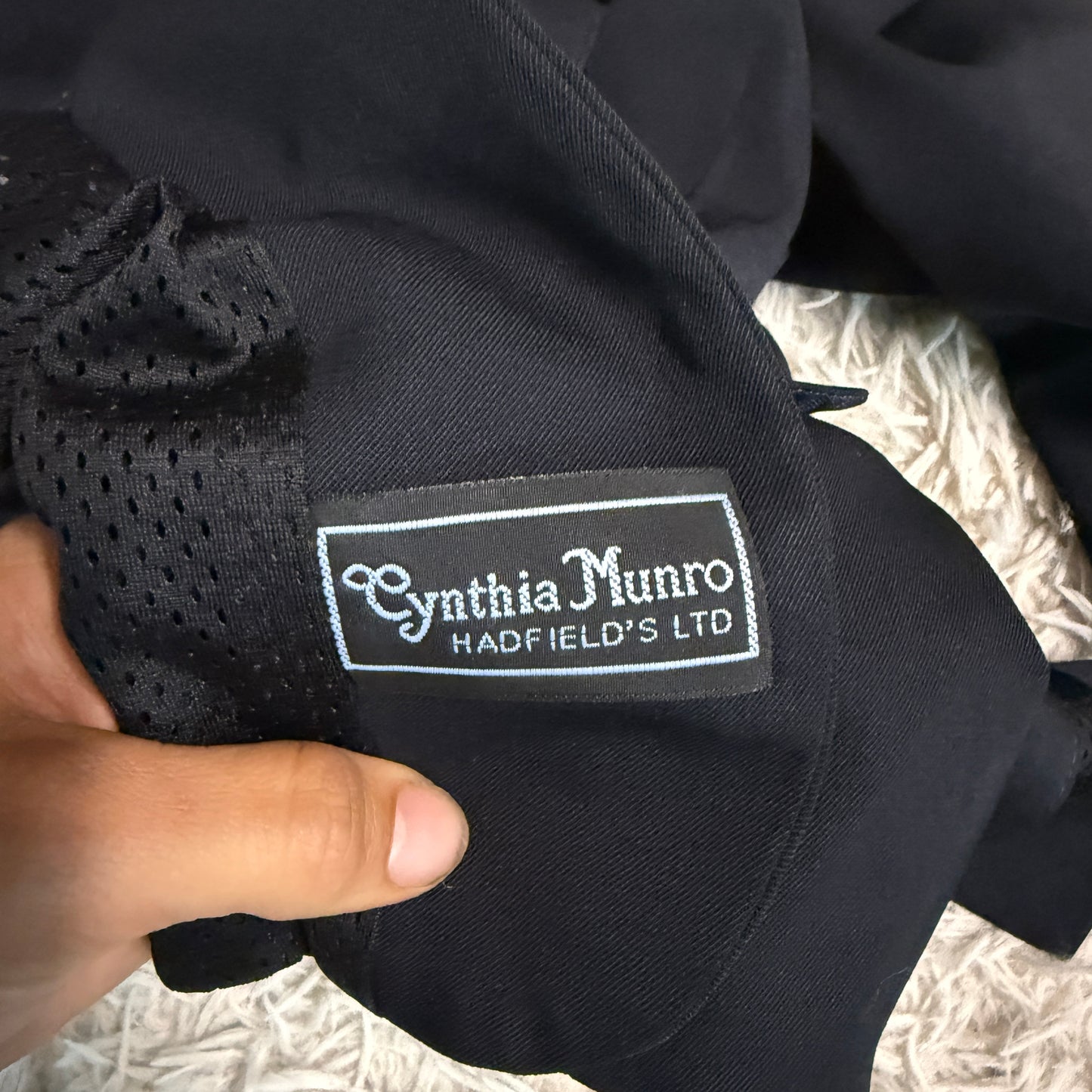 Women’s Size 0S Black Cynthia Munro Horseback Riding Show Coat