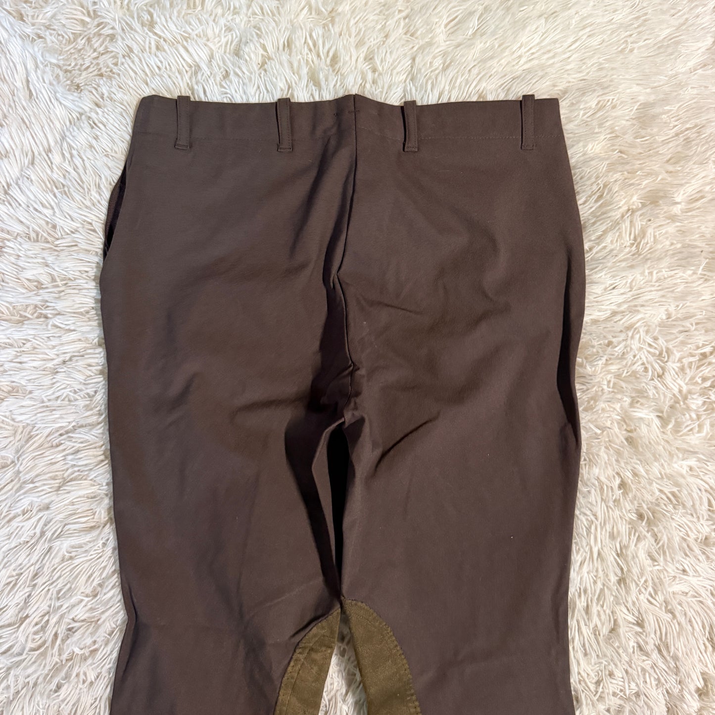 Women’s Size 32R Brown Tuffrider Knee Patch Horseback Riding Breeches