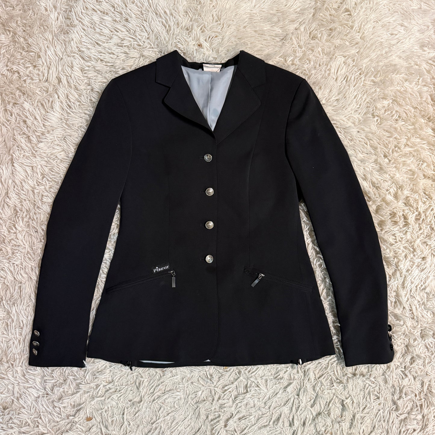 Child’s Size 16R Black Pikeur Skarlett Horseback Riding Show Coat