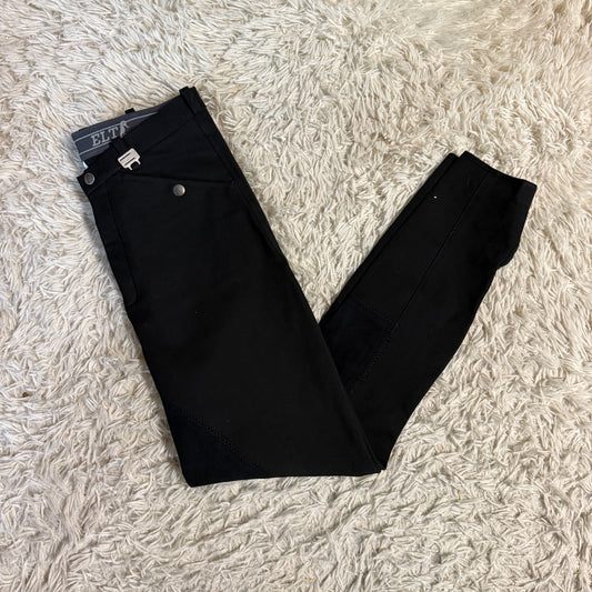 Women’s Size 32R Black ELT Full Seat Horseback Riding Breeches