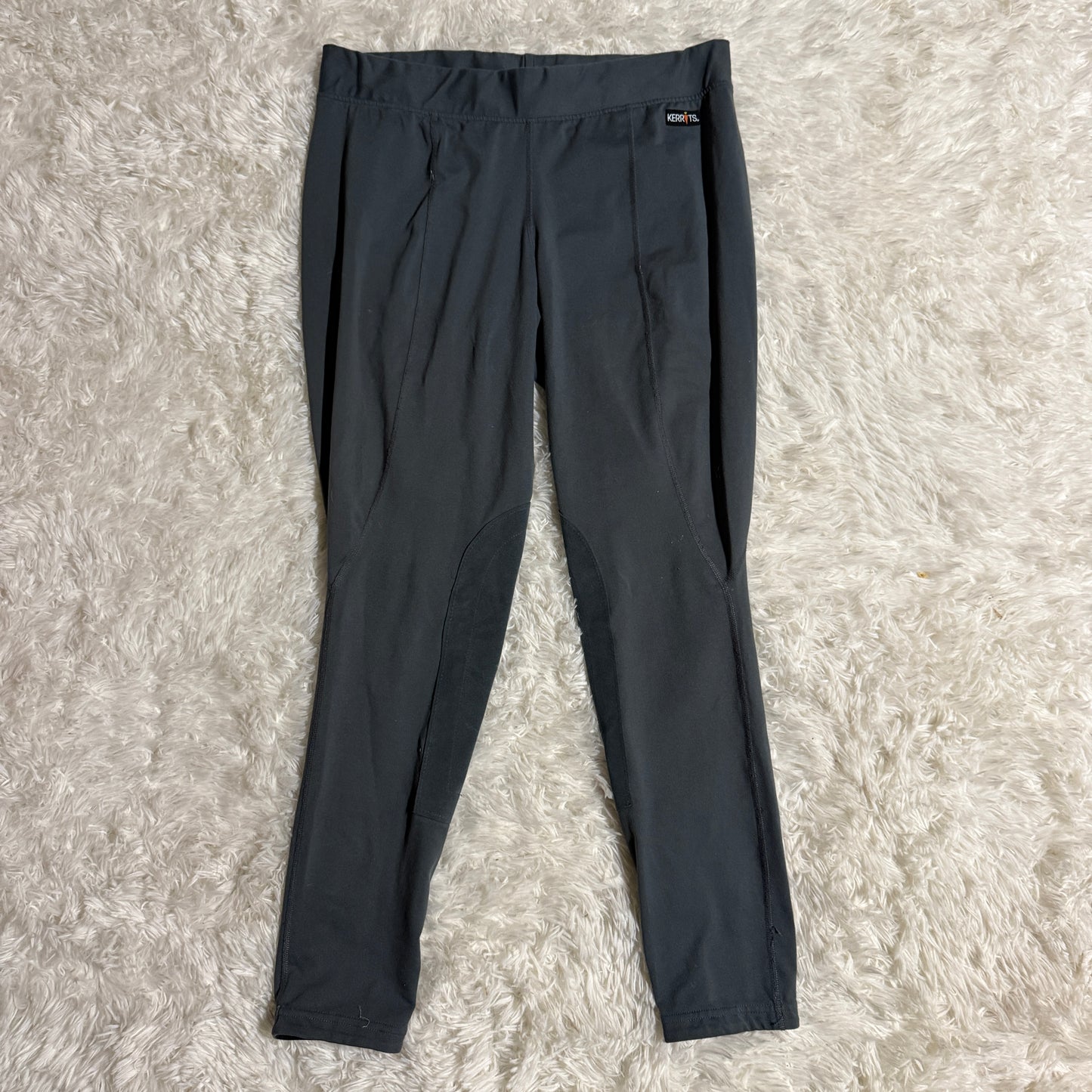 Women’s Size 1X Grey Kerrits Knee Patch Horseback Riding Tights