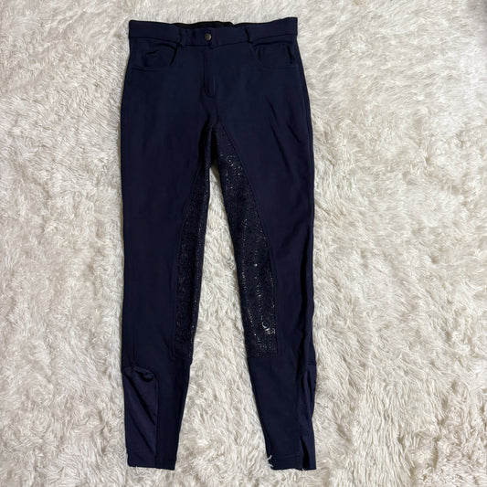 Women’s Size 28R Navy Smartpak Full Seat Horseback Riding Breeches