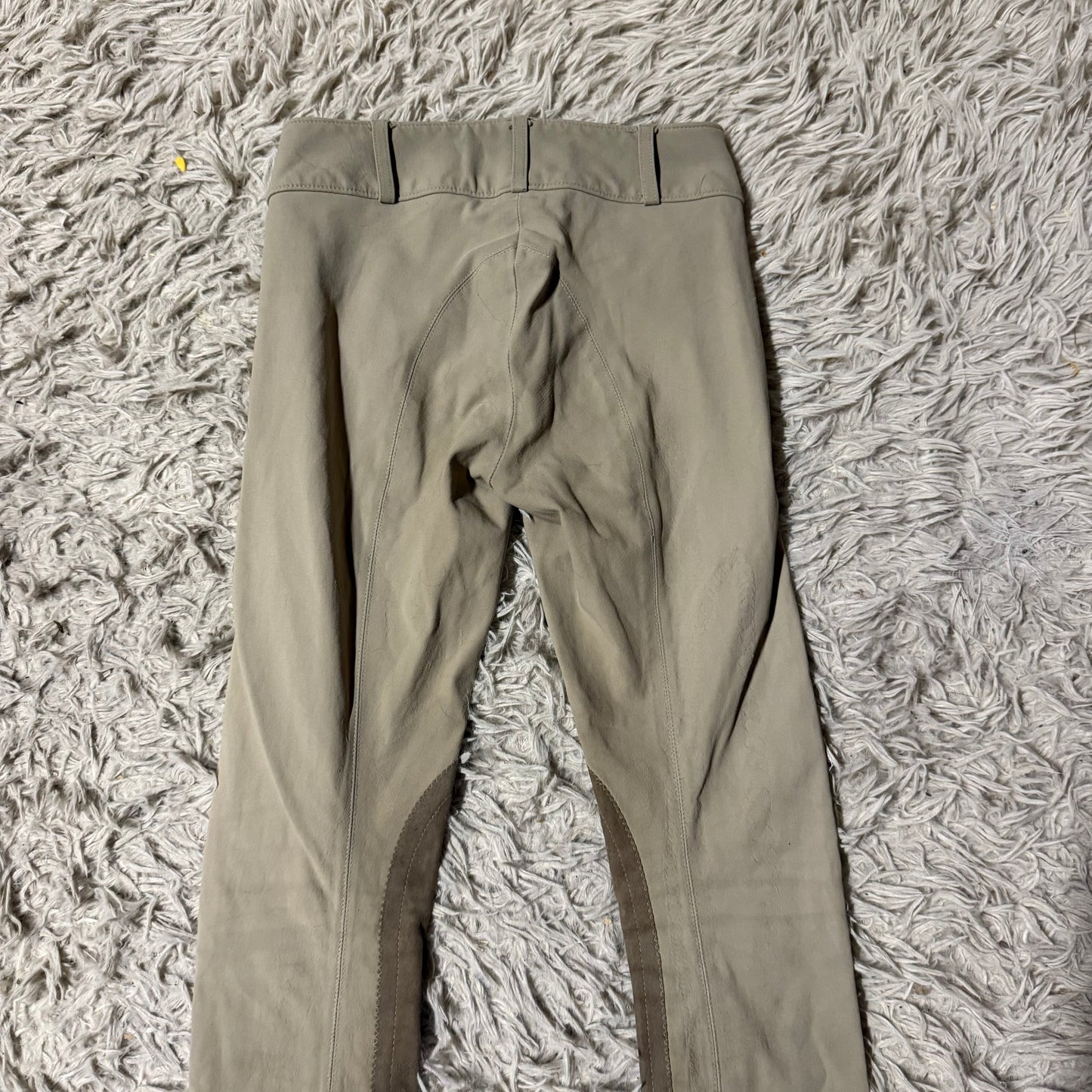 Girl’s Size 10L Tan Tailored Sportsman Knee Patch Horseback Riding Jodphurs