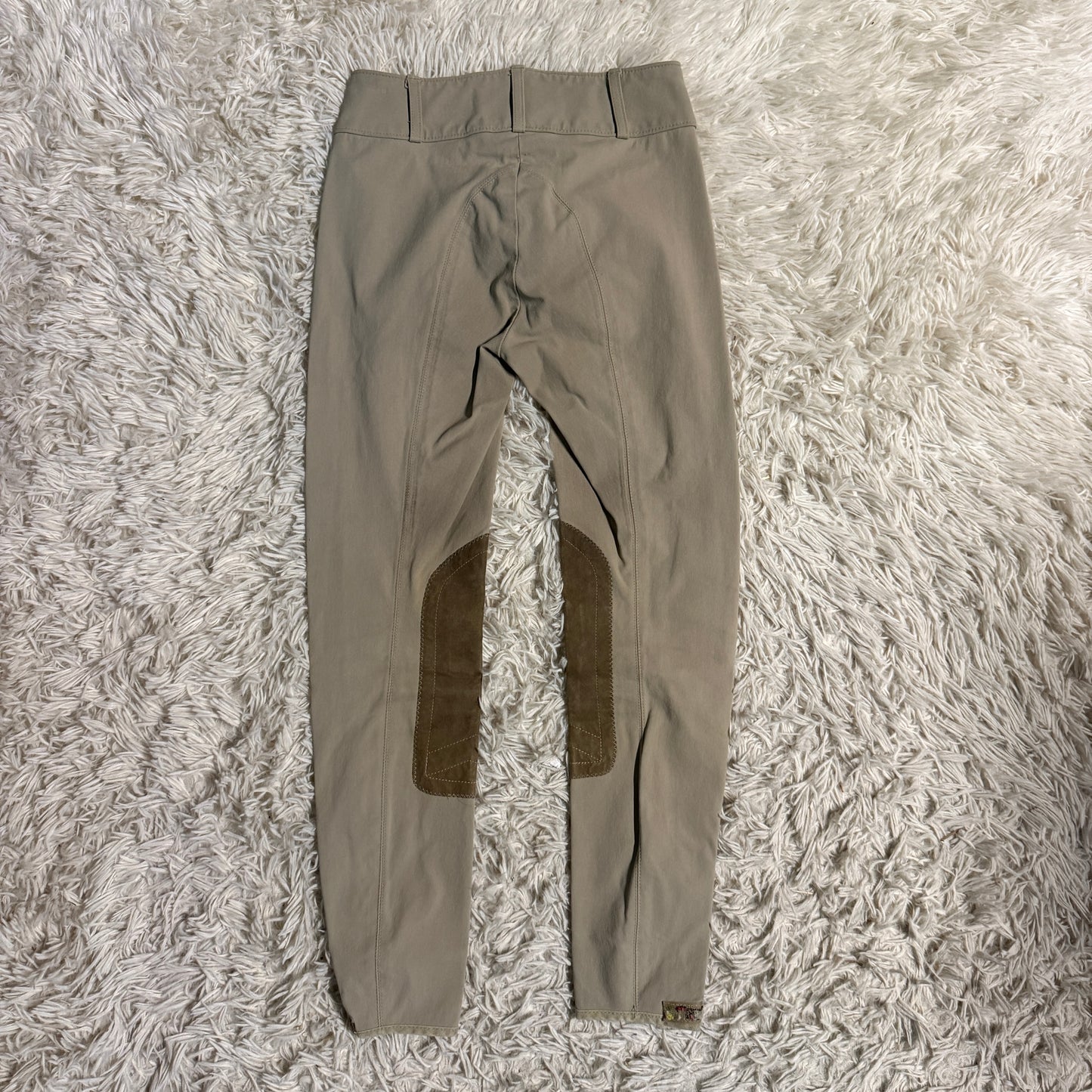 Child’s Size 8R Tan Tailored Sportsman Knee Patch Horseback Riding Breeches
