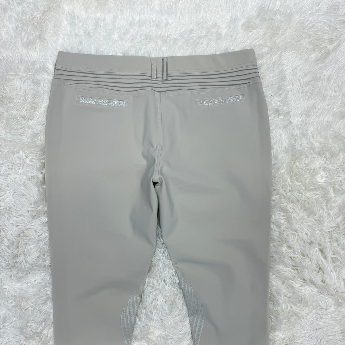 New Women’s Size 36R Tan Samshield Adele Knee Patch Horseback Riding Breeches