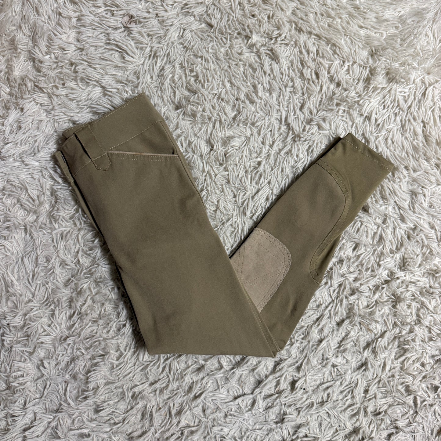 Child’s Size 10R Tan Smartpak Knee Patch Horseback Riding Breeches