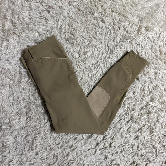 Child’s Size 10R Tan Smartpak Knee Patch Horseback Riding Breeches