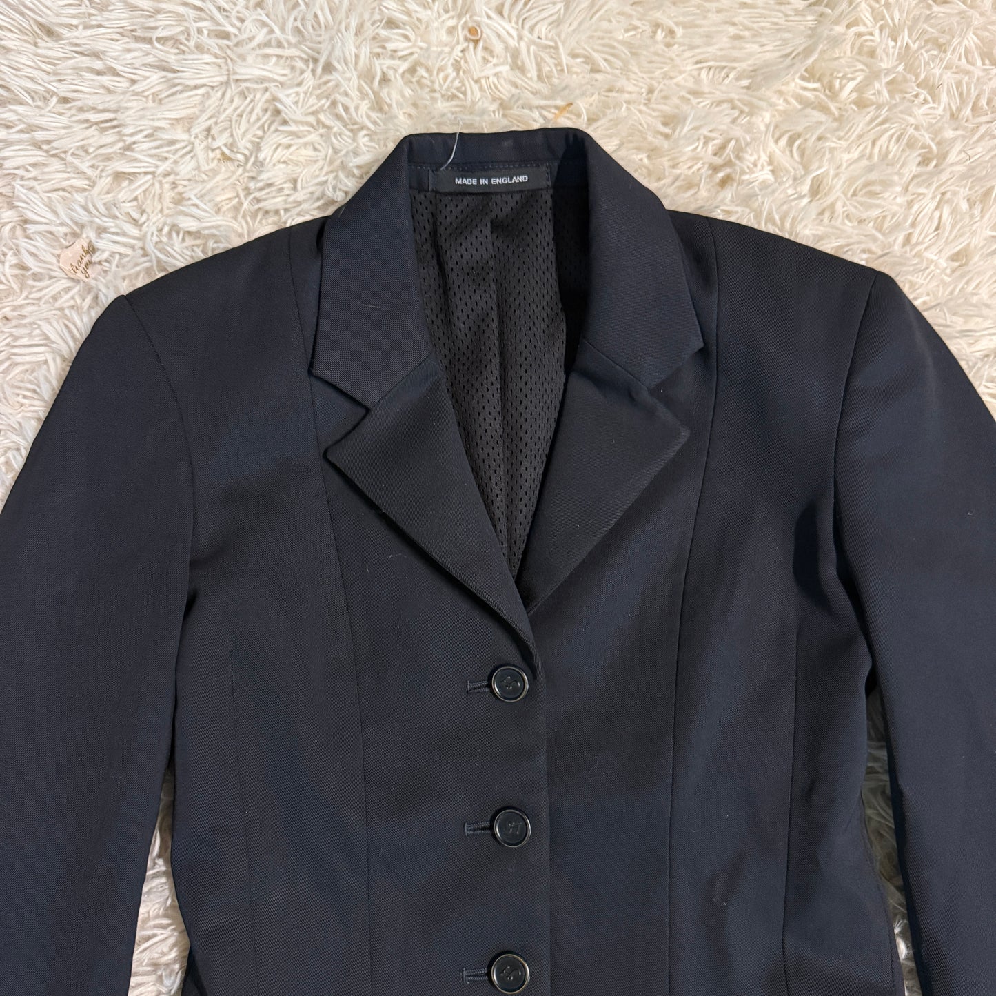 Women’s Size 0S Black Cynthia Munro Horseback Riding Show Coat
