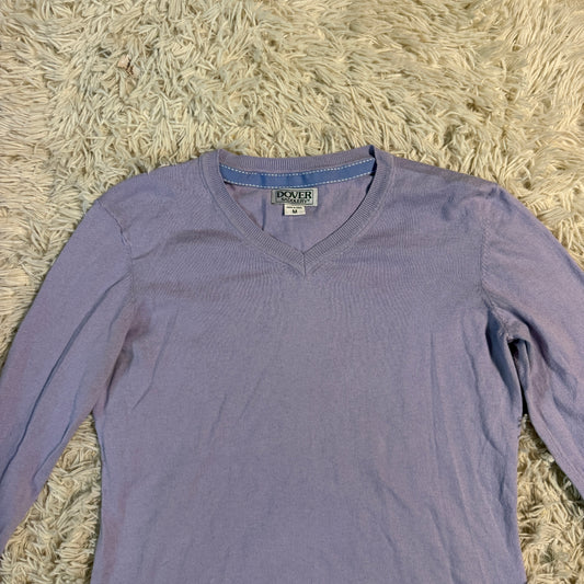 Women’s Medium Purple Dover Long Sleeve Horseback Riding Sweater