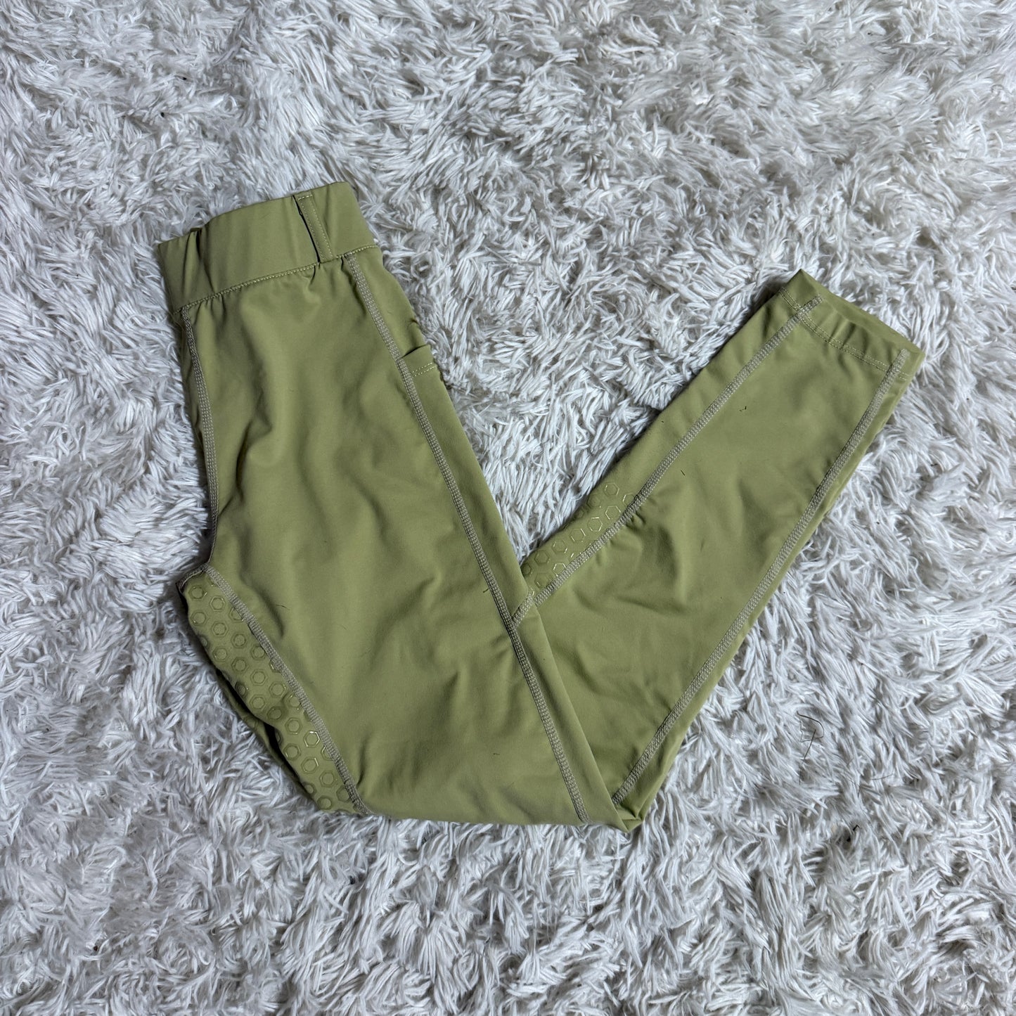 Child’s Large Tan FitsT4 Full Seat Horseback Riding Breeches