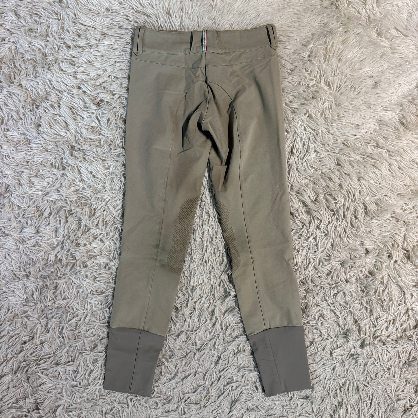 Child’s Size 12R Tan For Horses Knee Patch Horseback Riding Breeches