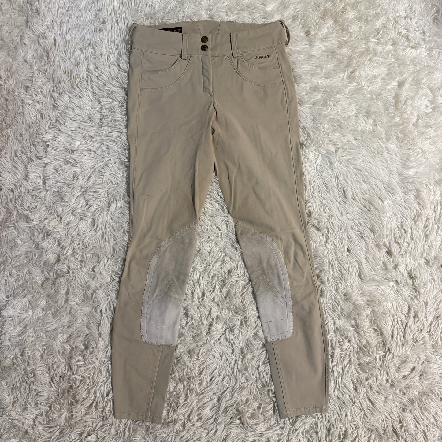 Women’s Size 22R Tan Ariat Knee Patch Horseback Riding Breeches