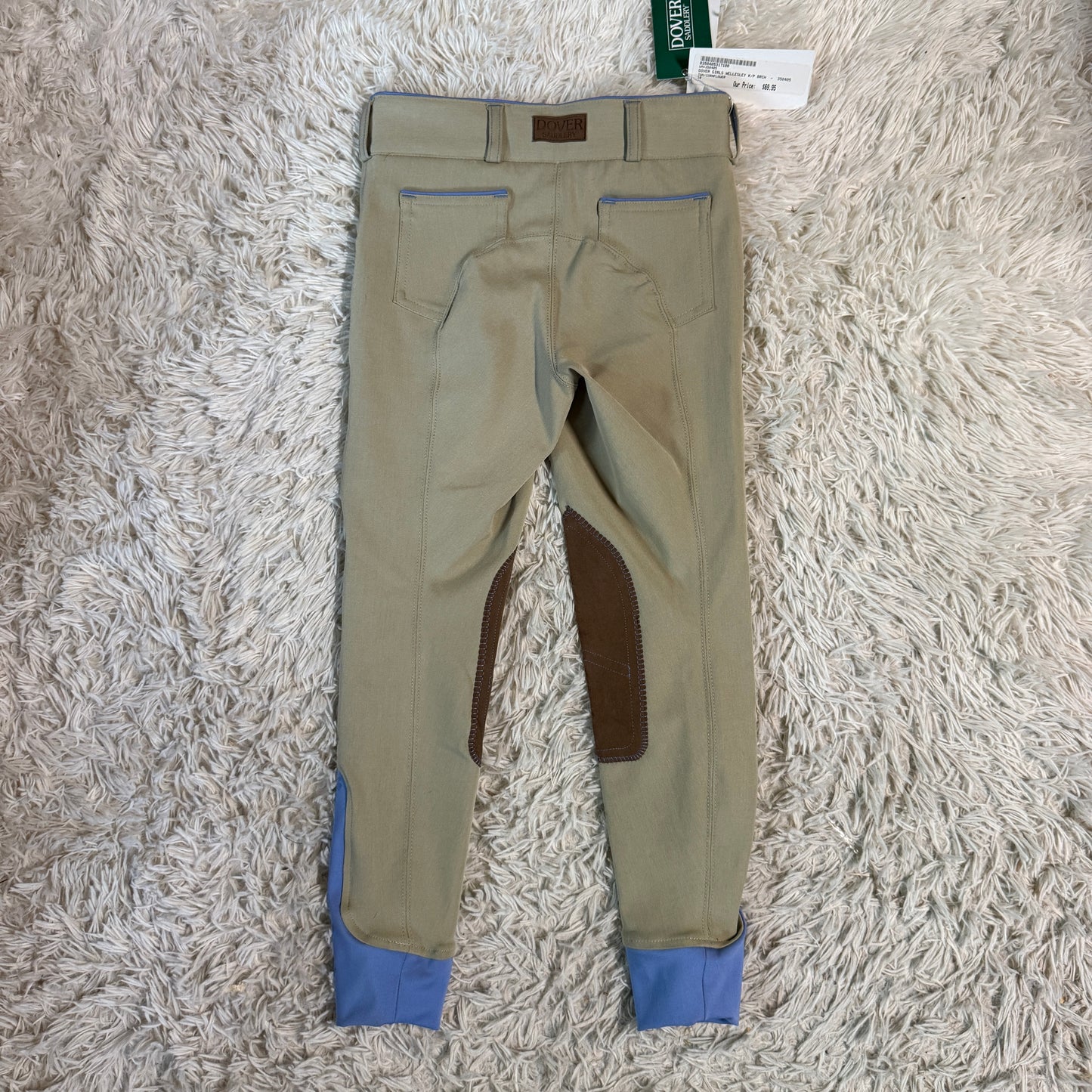 New Child’s Size 10R Tan Dover Knee Patch Horseback Riding Breeches