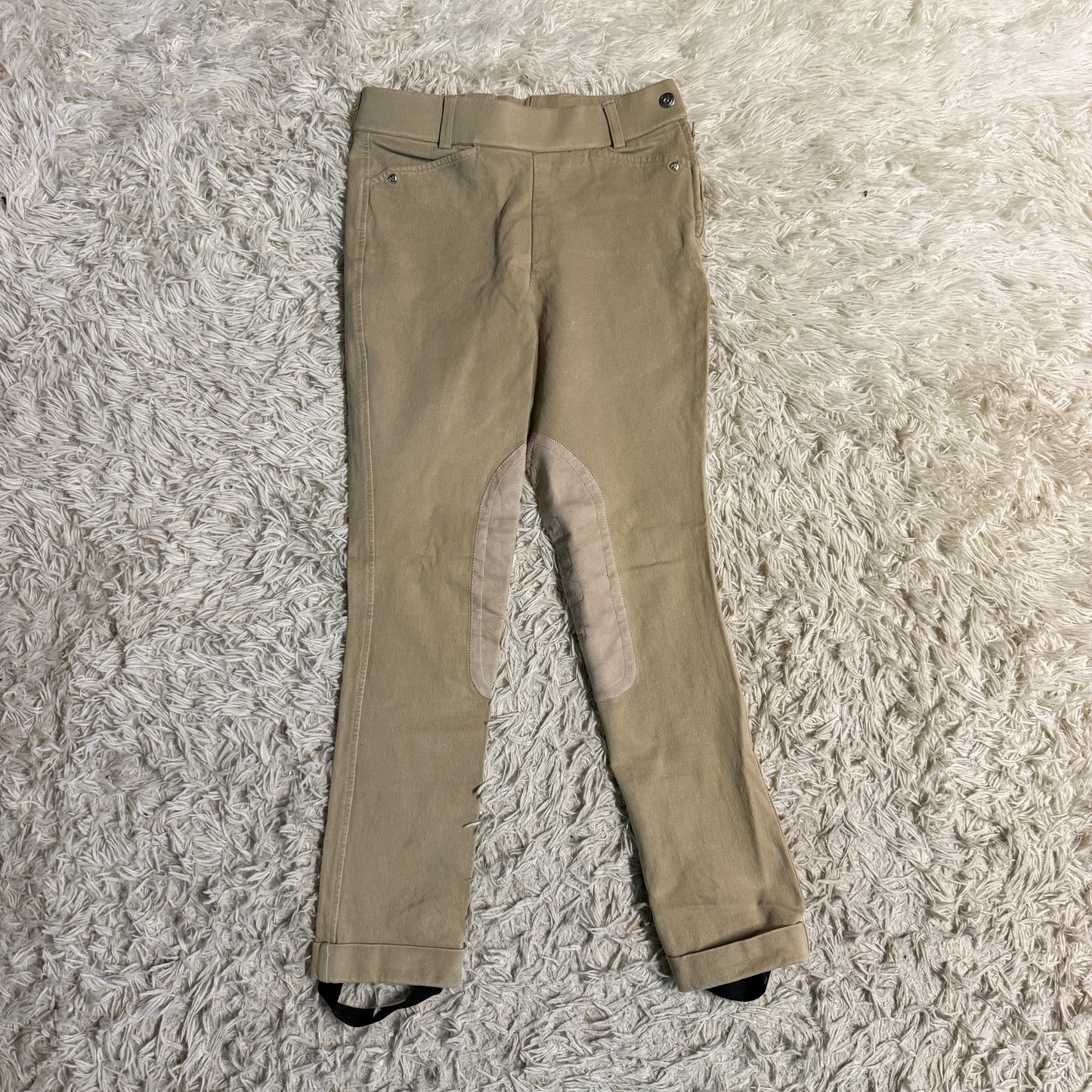 Child’s Size 14R Tan Ariat Knee Patch Horseback Riding Jodphurs