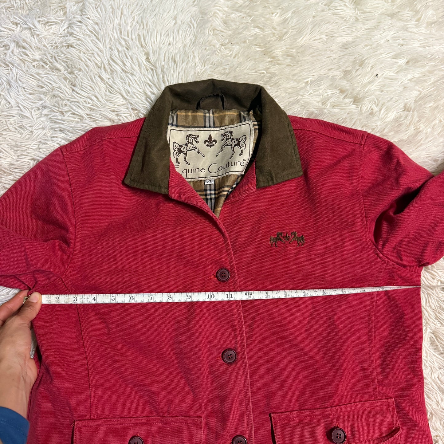 Women’s XL Red Equine Couture Cambridge Horseback Riding Jacket