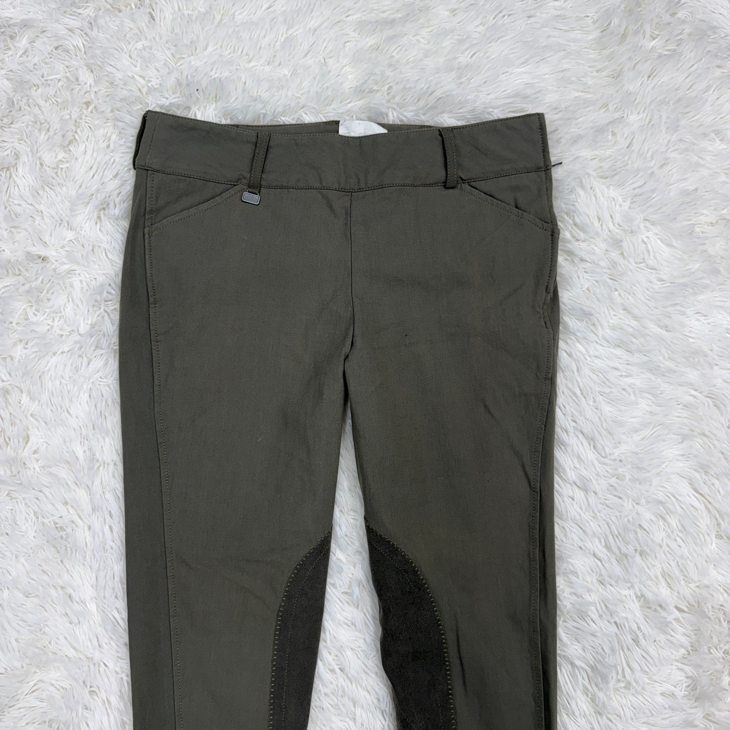 Women’s Size 30R Green Shires Knee Patch Horseback Riding Breeches