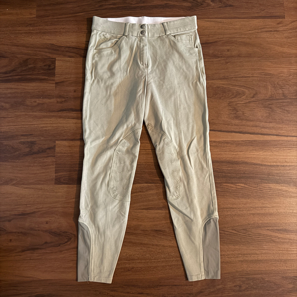Women’s Size 30R Tan Smartpak Knee Patch Horseback Riding Breeches