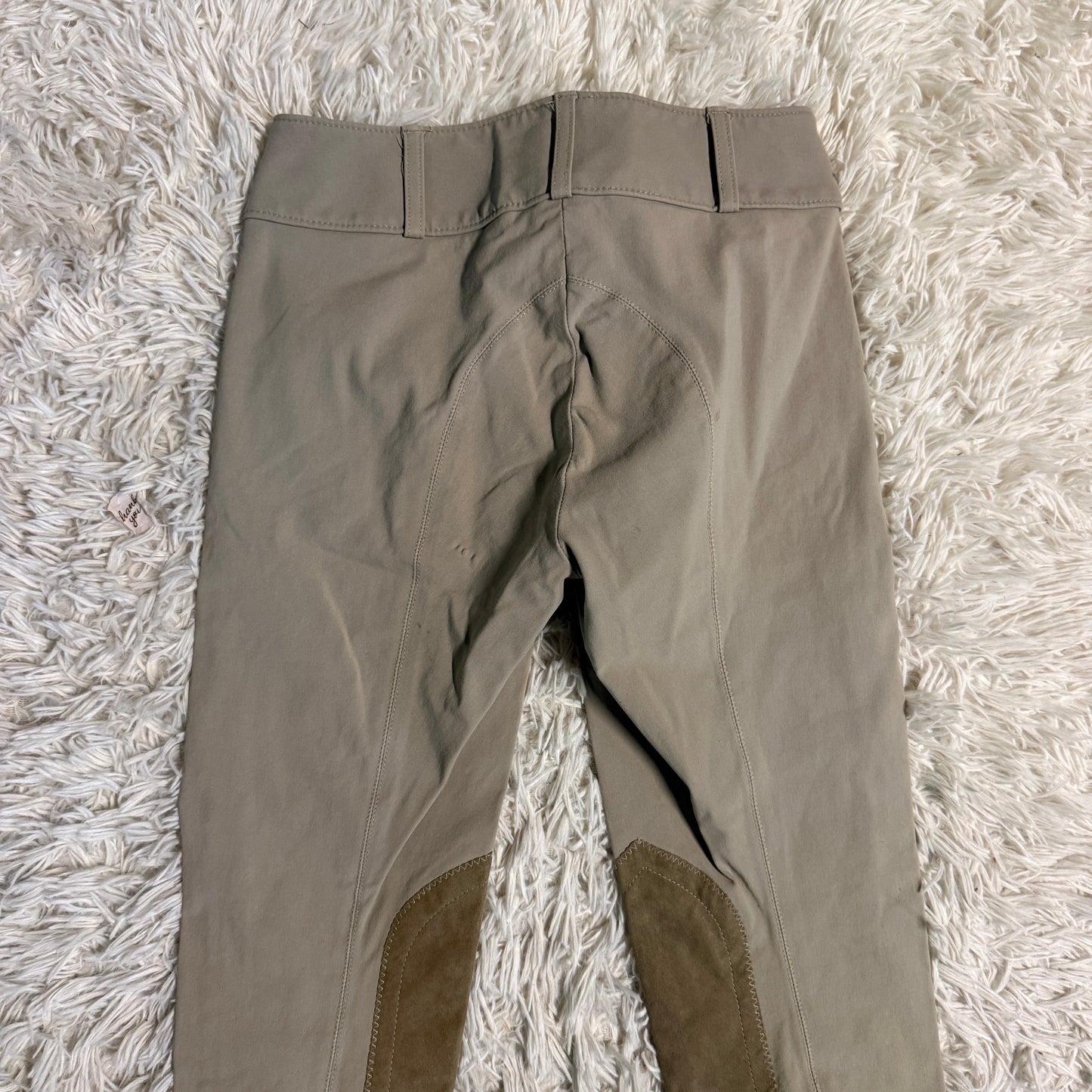 Child’s Size 12R Tan Tailored Sportsman Knee Patch Horseback Riding Breeches