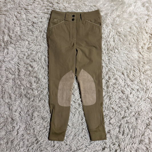 Child’s Size 10R Tan Smartpak Knee Patch Horseback Riding Breeches