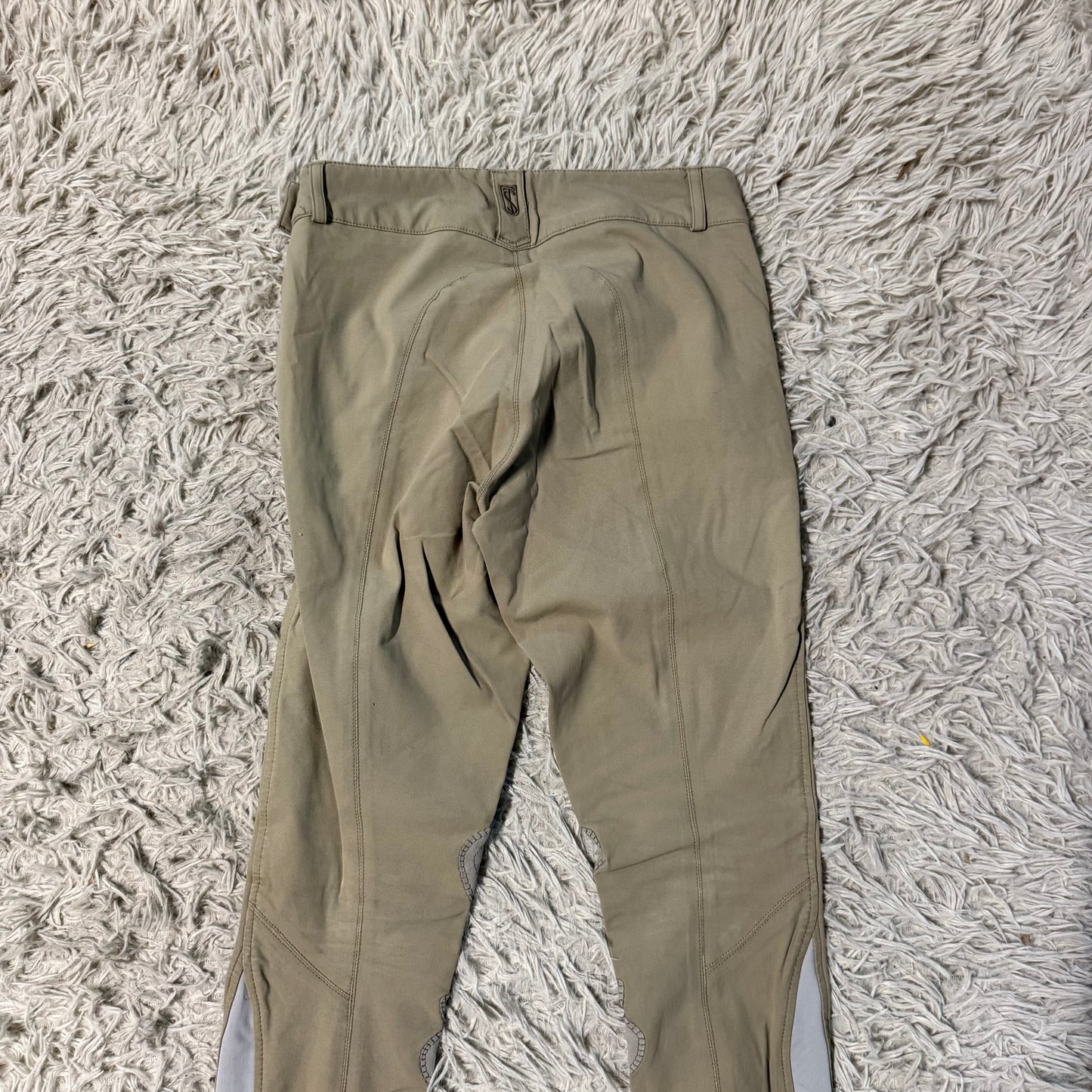 Women’s Size 24R Tan Tredstep Knee Patch Horseback Riding Breeches