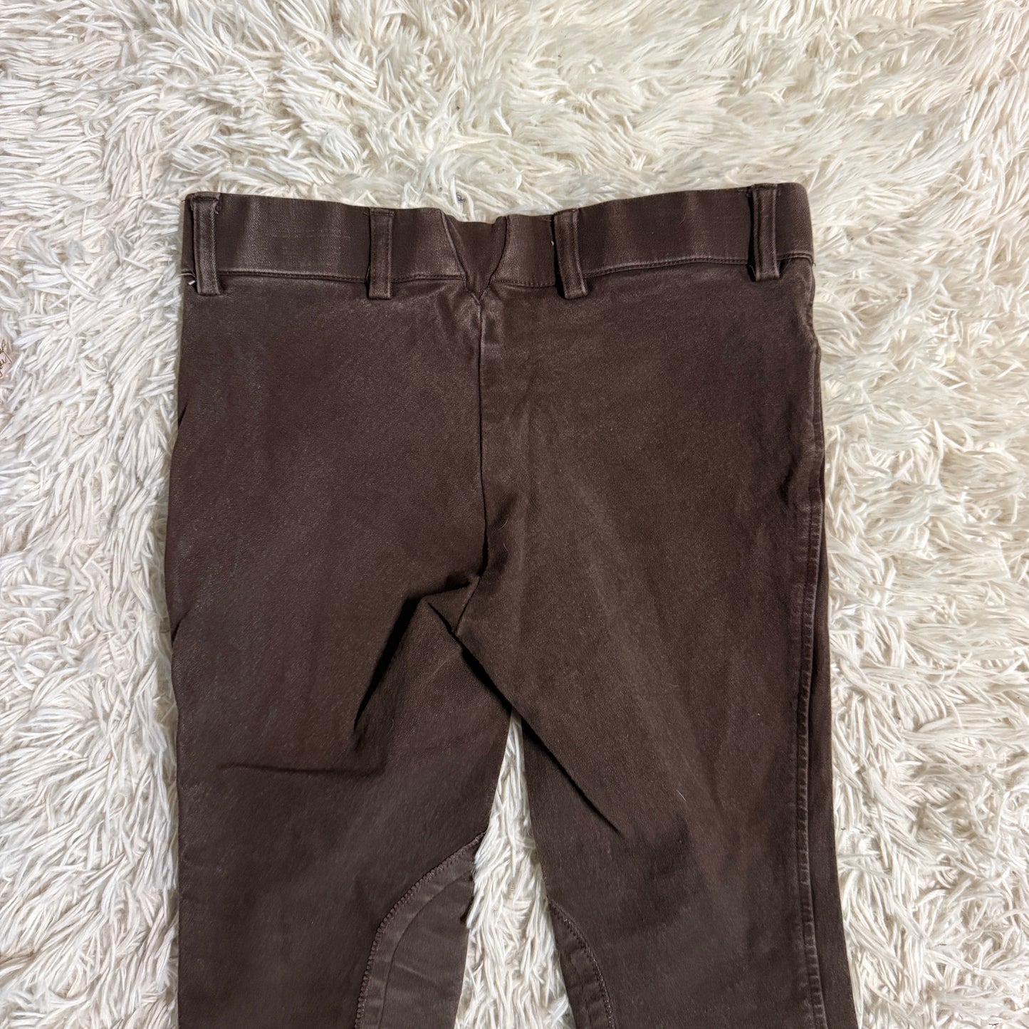Child’s Size 10R Brown Ariat Knee Patch Horseback Riding Breeches