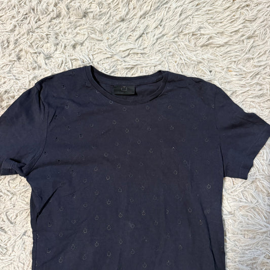 Women’s Small Navy Cavalleria Toscana Short Sleeve Horseback Riding T-Shirt